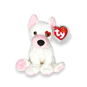 Cupid the Dog | Heart-Eyed Sweetheart | Mint Heart Tag TY Beanie Baby